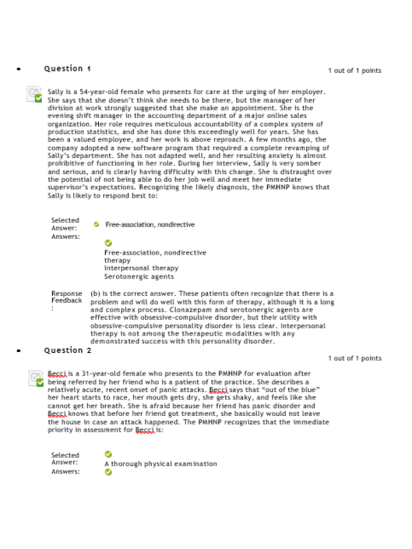 NRNP 6670 Midterm Exam (100% Correct Fall QTR)